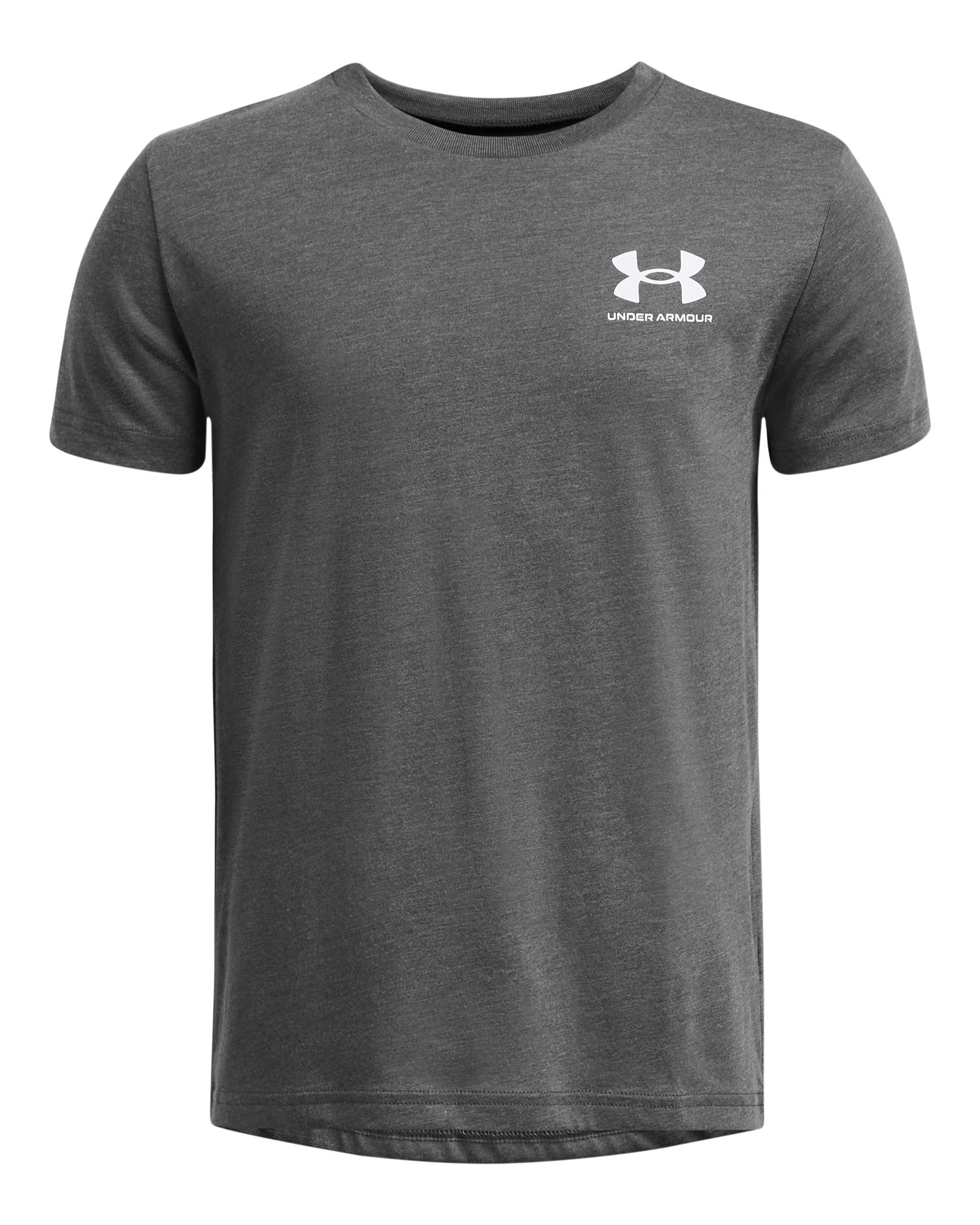 UA Left Chest Logo Boys' Short Sleeve 12