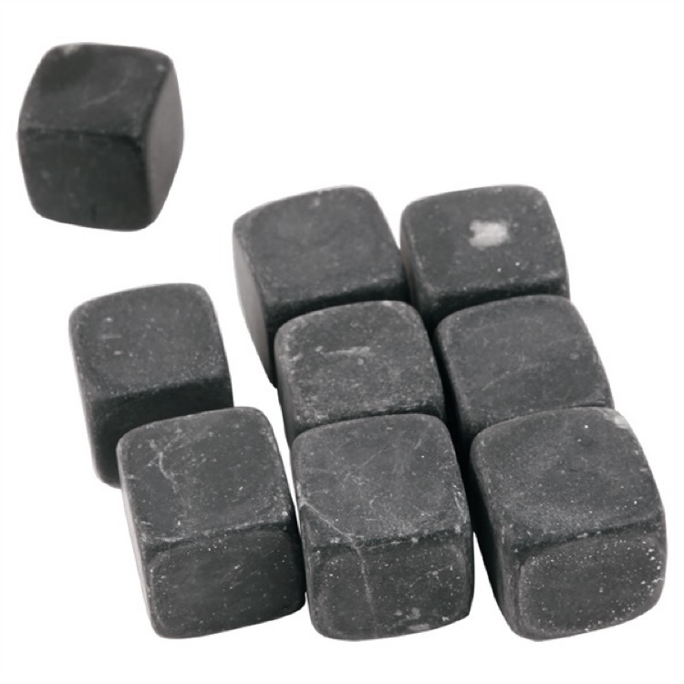 10 Piece Chill Whiskey Stone Set (1'x1") 1