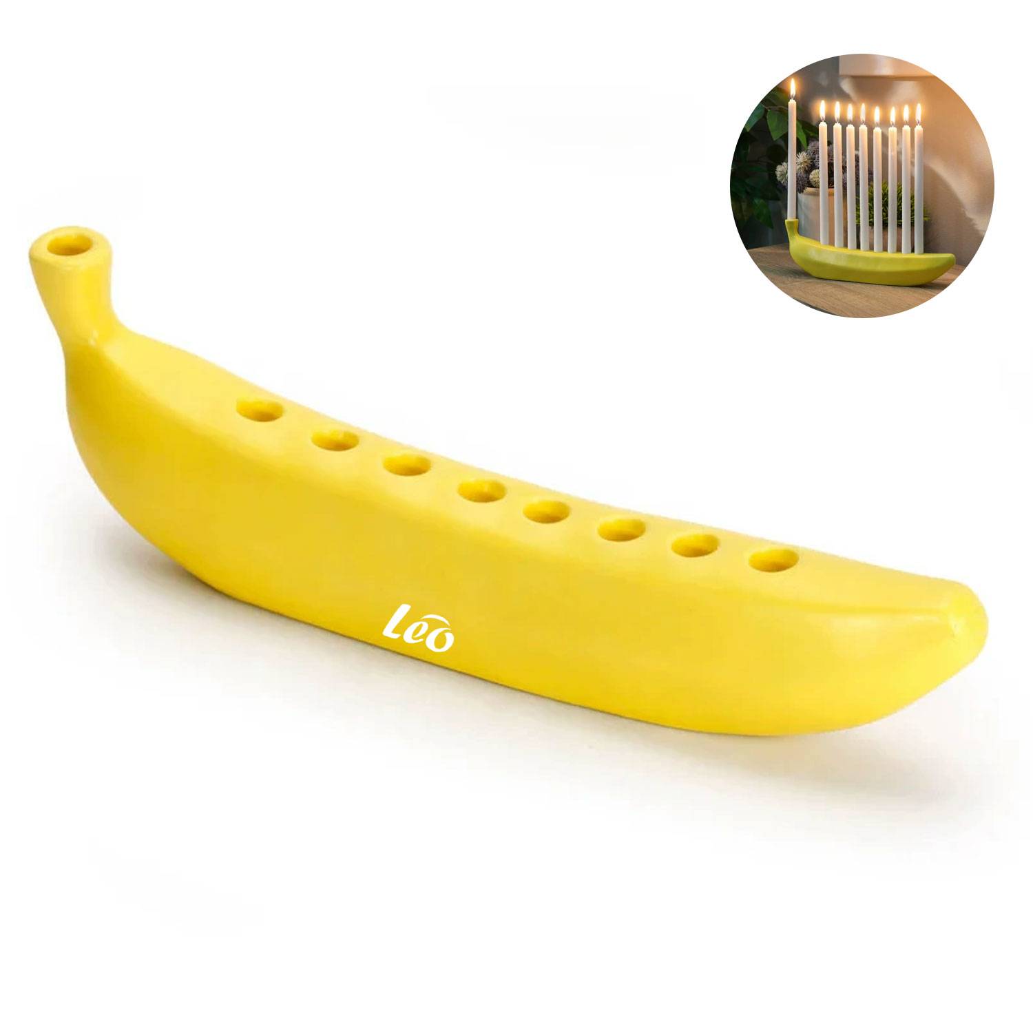 Creative and Fun Portable Banana themed Candlestick 3