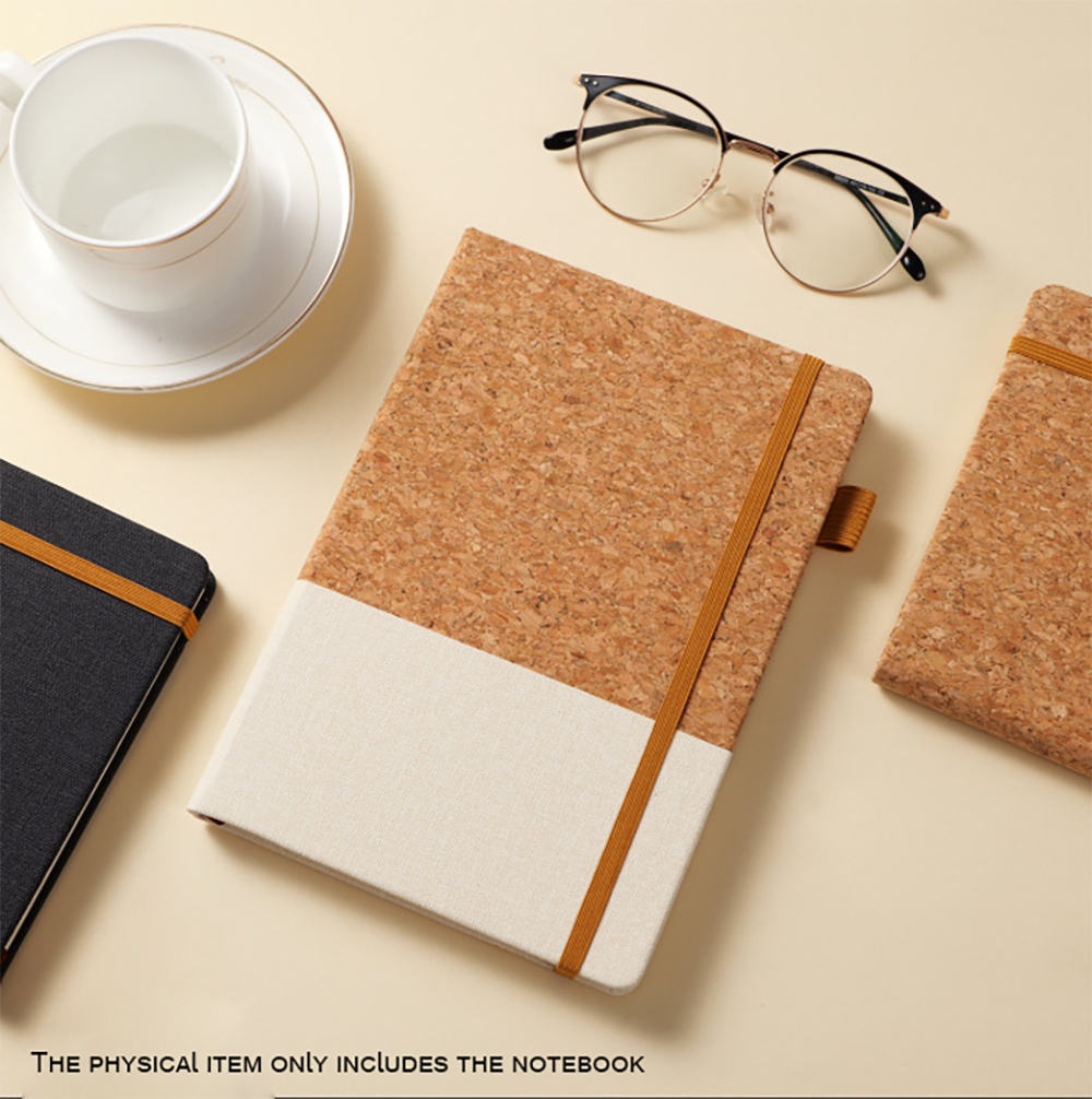 Cork Hardcover Bound Notebooks 3