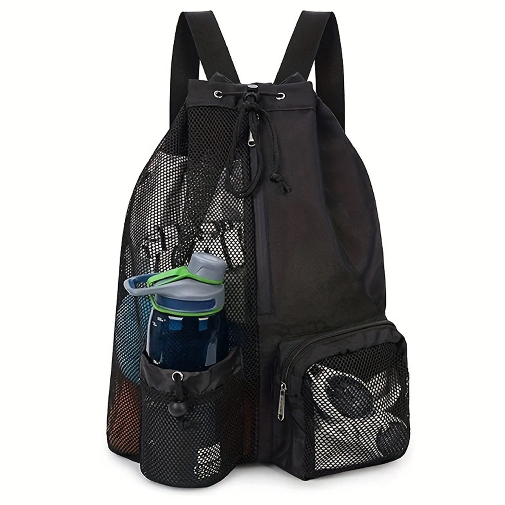Multi-Function Breathable Mesh Drawstring Backpack 10