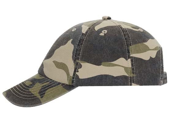 OTTO CAP® Camouflage 6 Panel Low Profile Baseball Cap 1