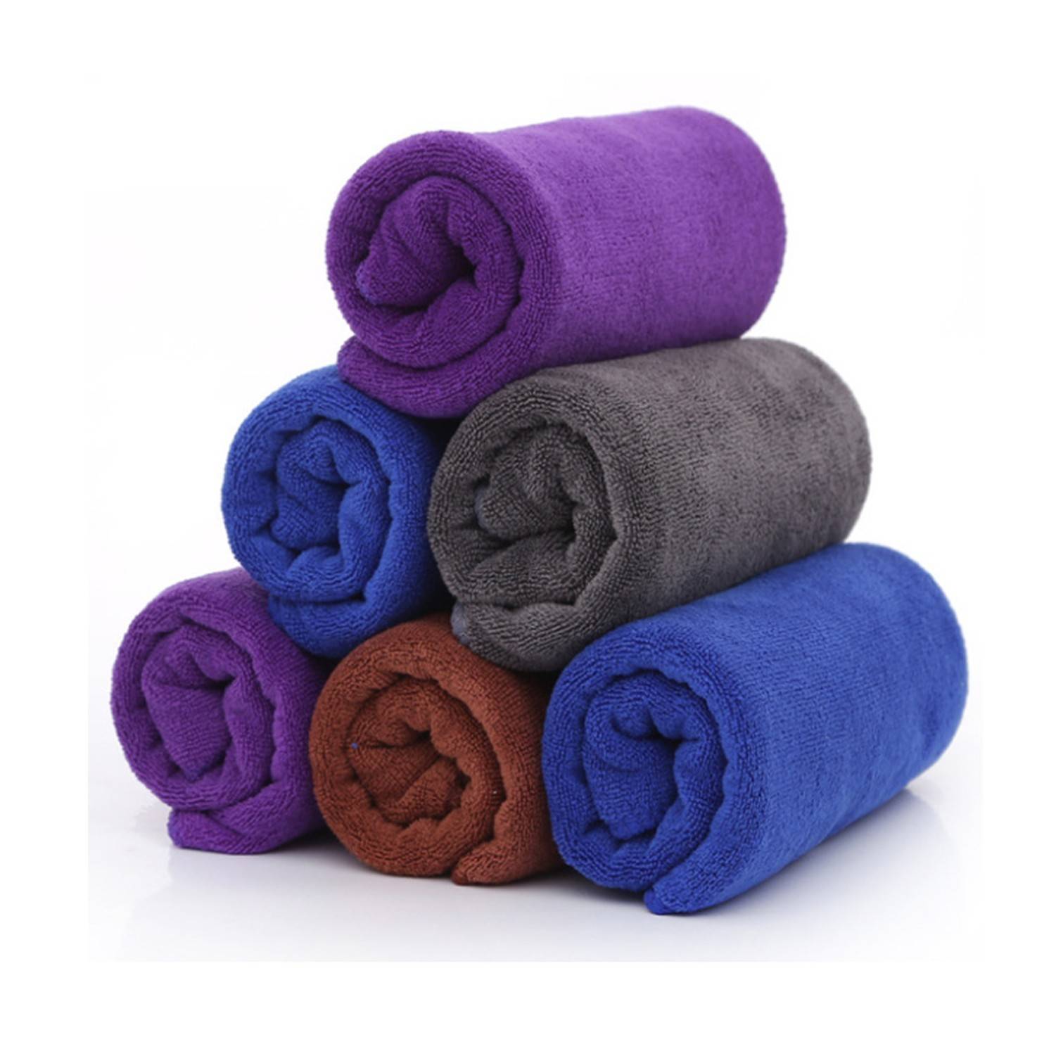 Solid Color Absorbent Cleaning Towel 3