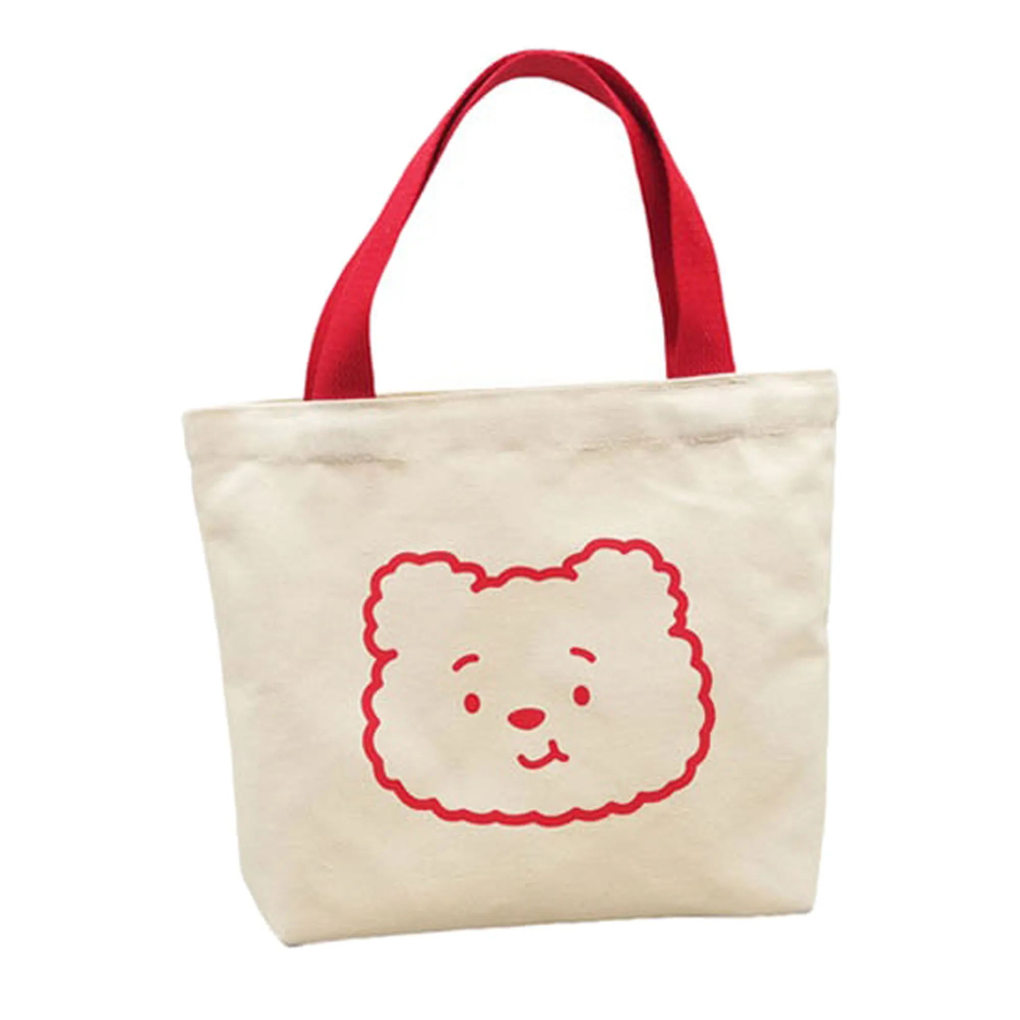 Compact Cotton Convenient Carry Lunch Tote 6
