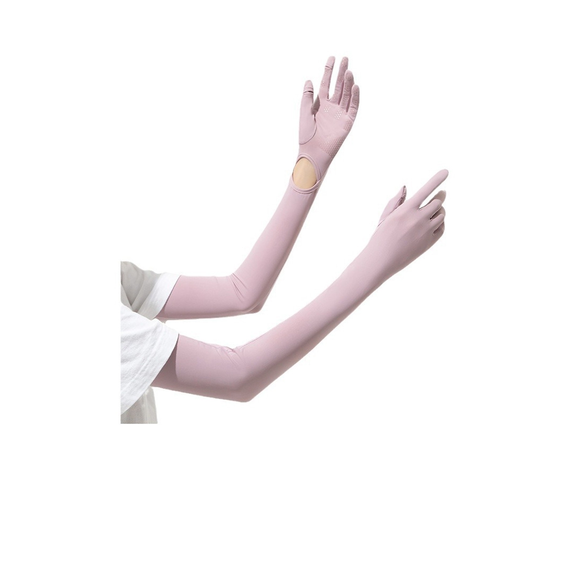Sun Protection Glove, custom women's shirt with logo imprint 2