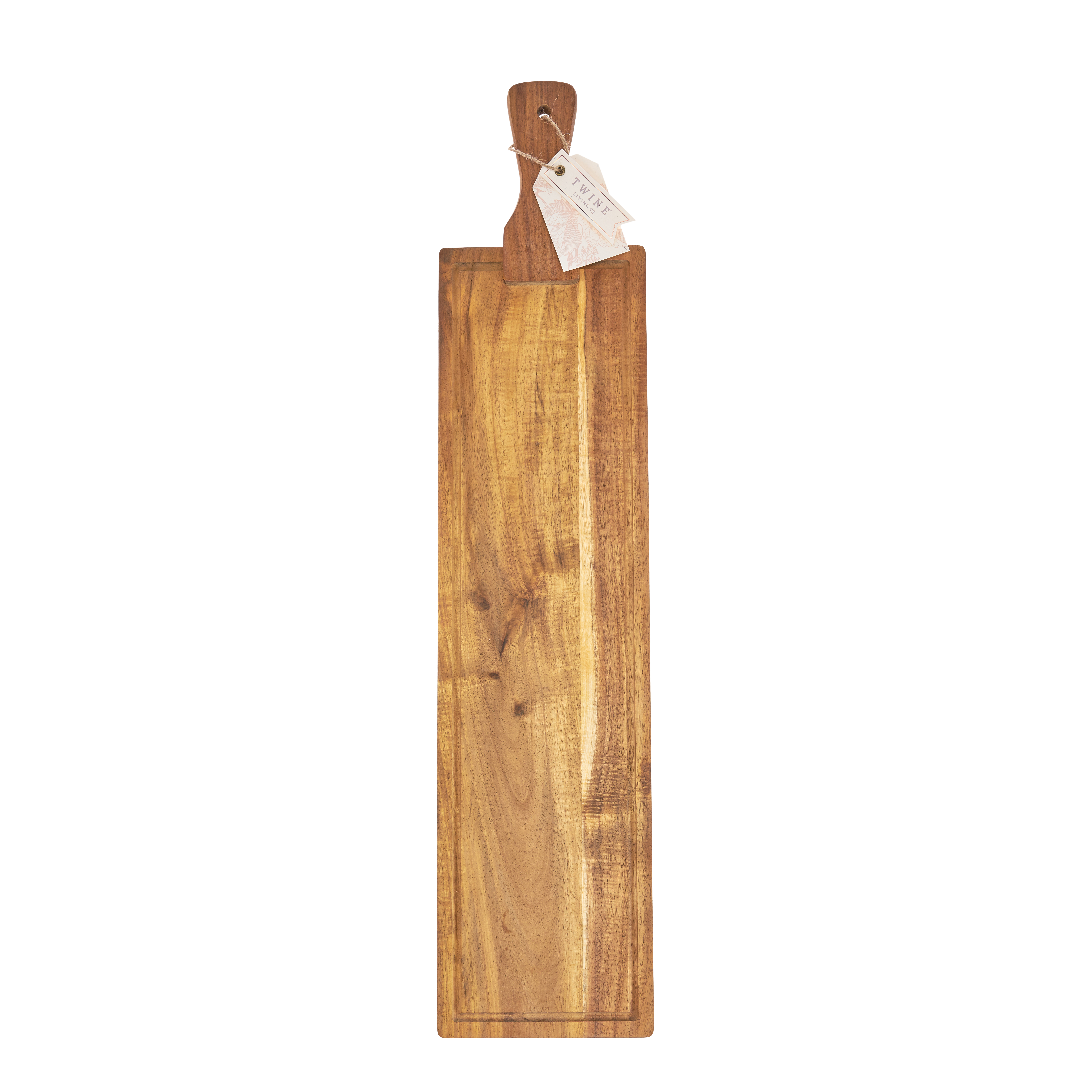 Twine Living® Rustic Farmhouse: Acacia Wood Tapas Board 7
