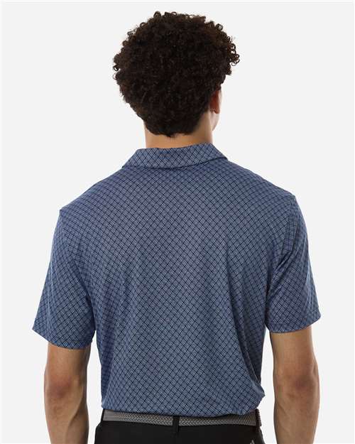 Men's 4-Way Stretch Printed Polo - A716 12
