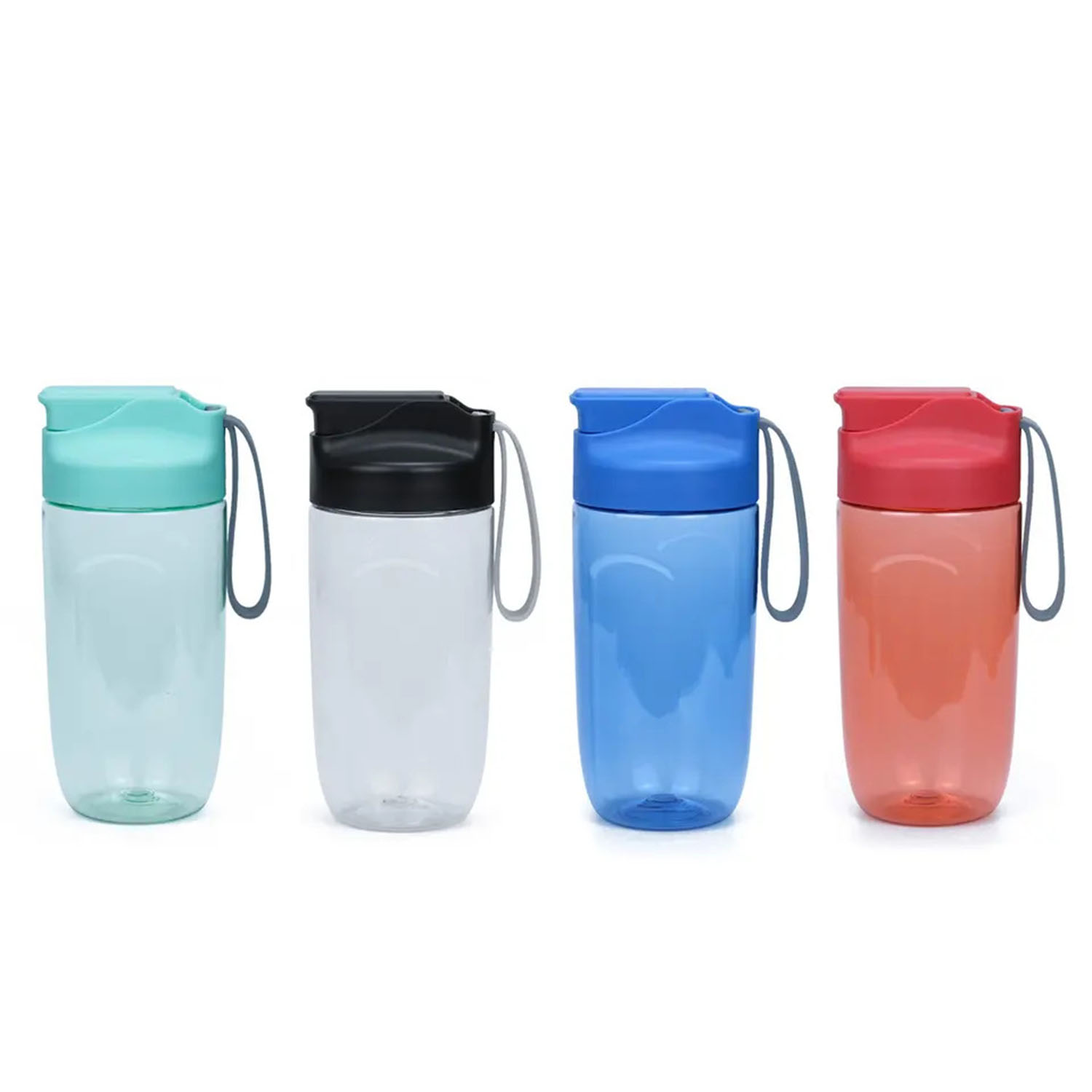 14oz PC large capacity shaker bottle with sling 6