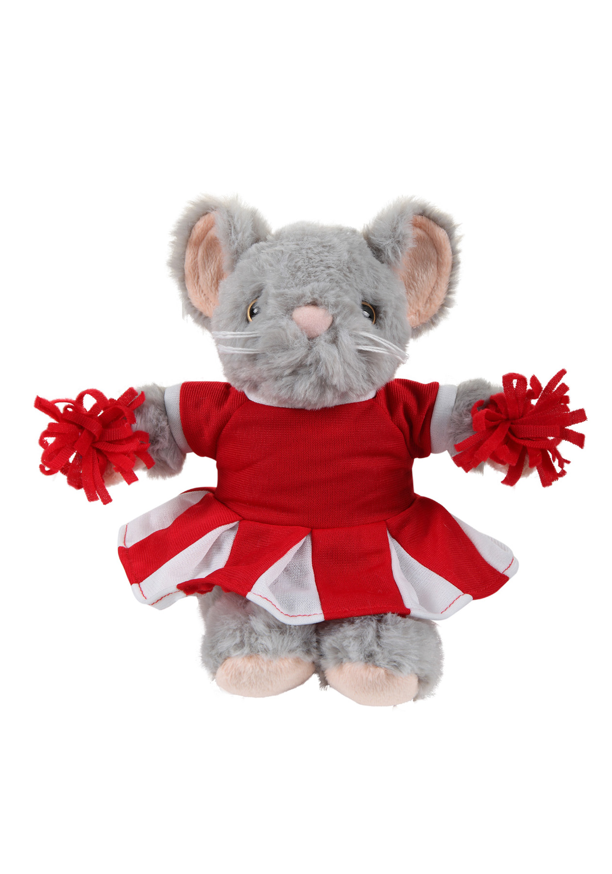 soft plush Mouse with cheerleader outfit 4