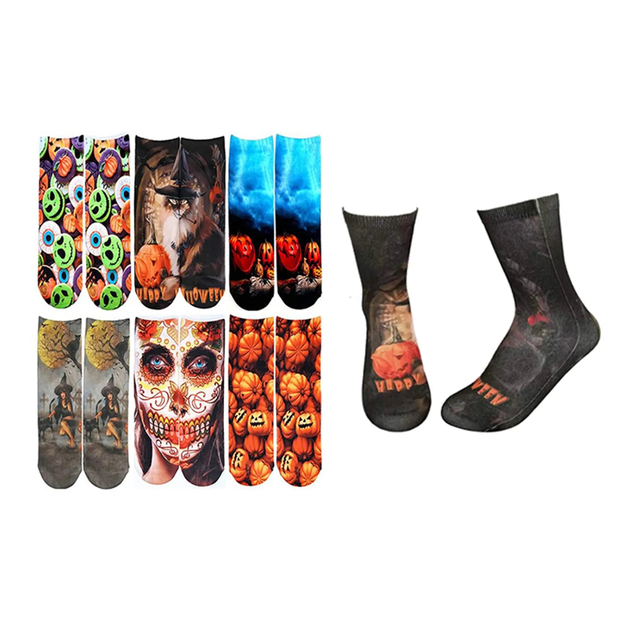 3D Printed Graphic 12" Tube Socks 2