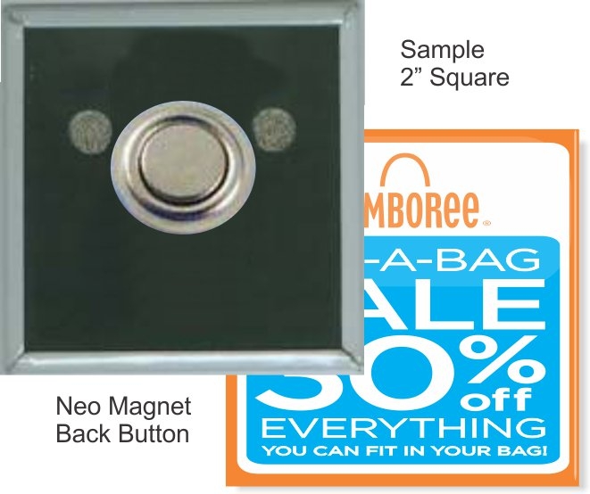Neo Magnet 2 Inch Square Button 2