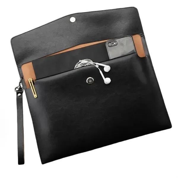 Stylish Business Tote - Water-Resistant Faux Leather 1