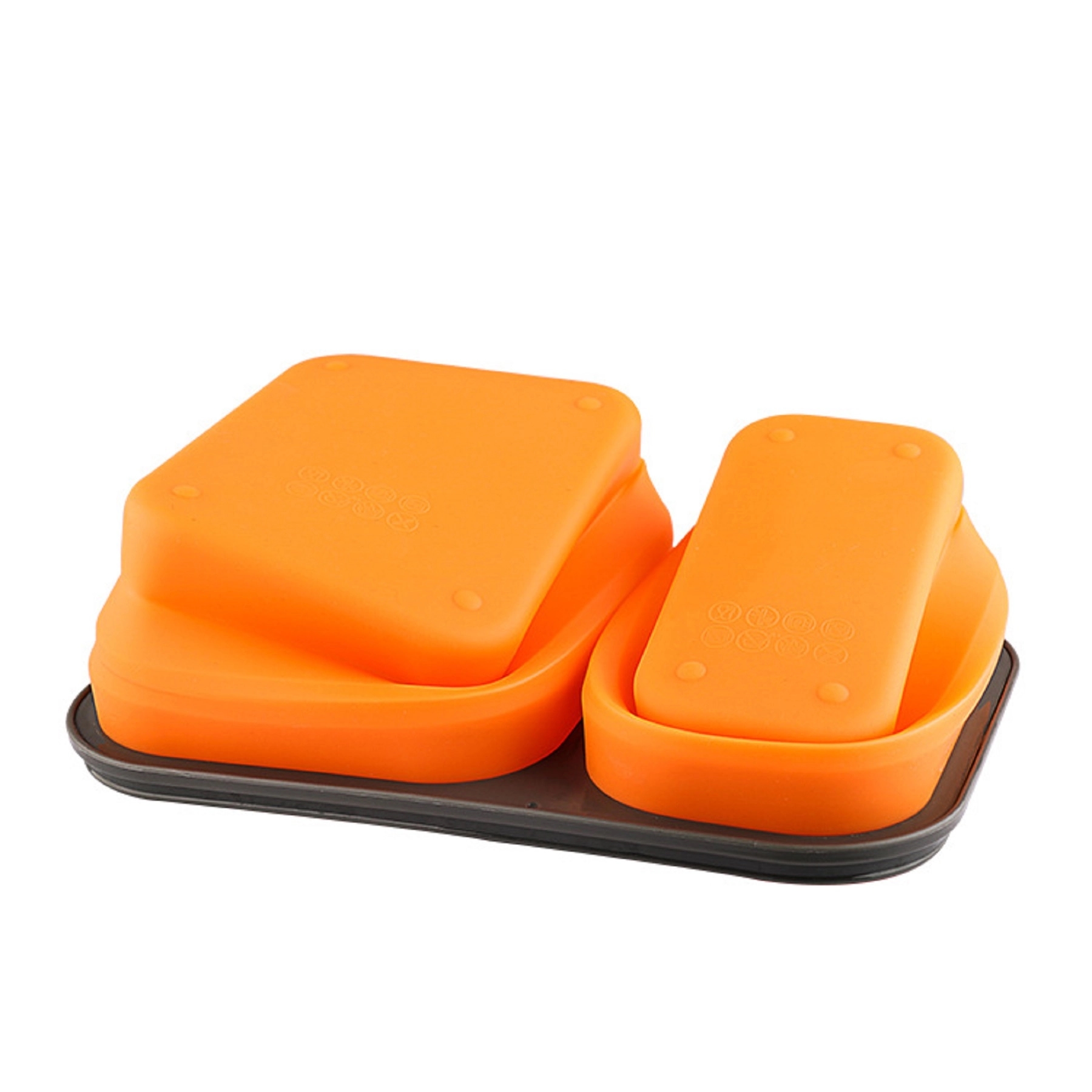 2-Compartment Reusable Silicone Lunch Box 6