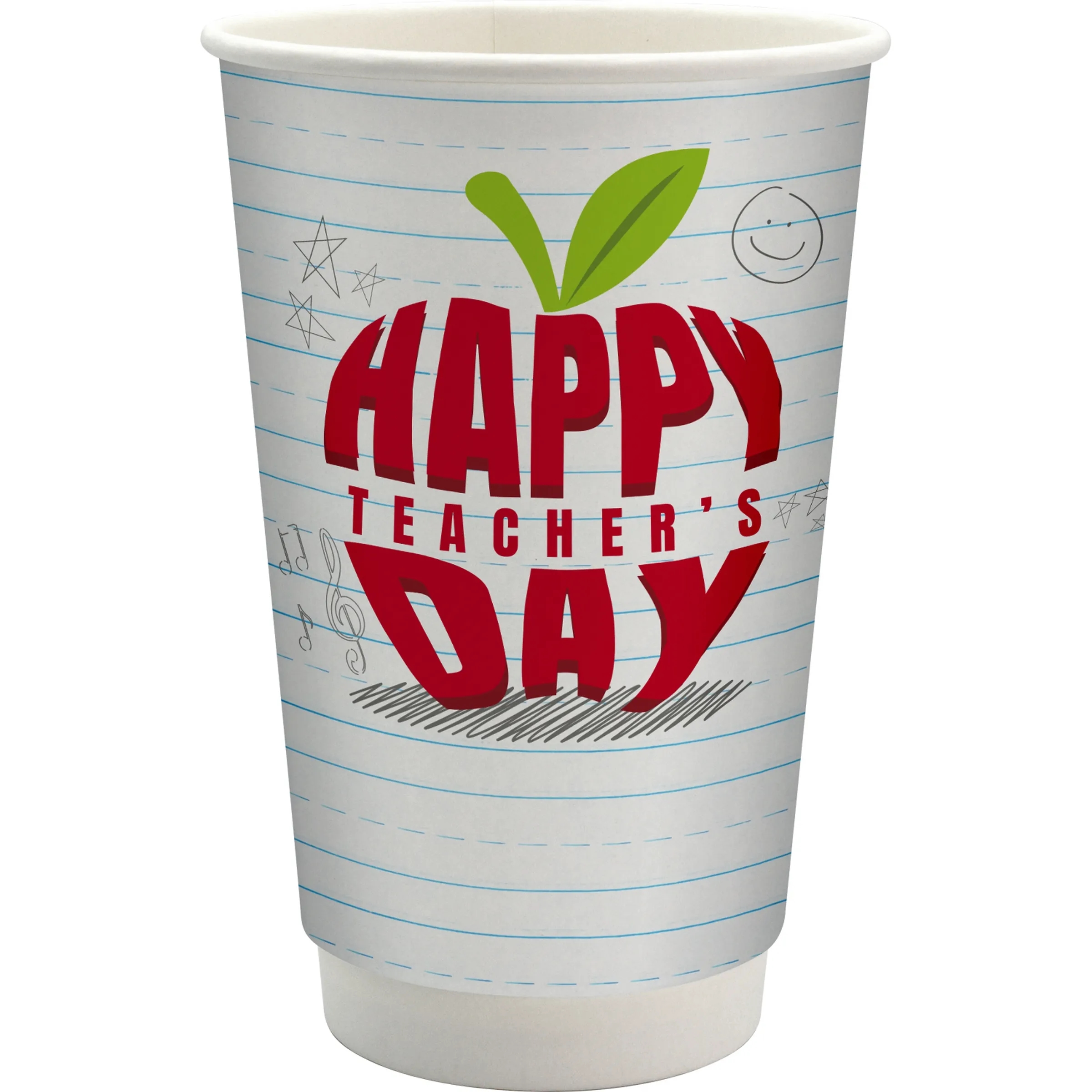 16 oz. Teacher Full Color Paper Cup 4