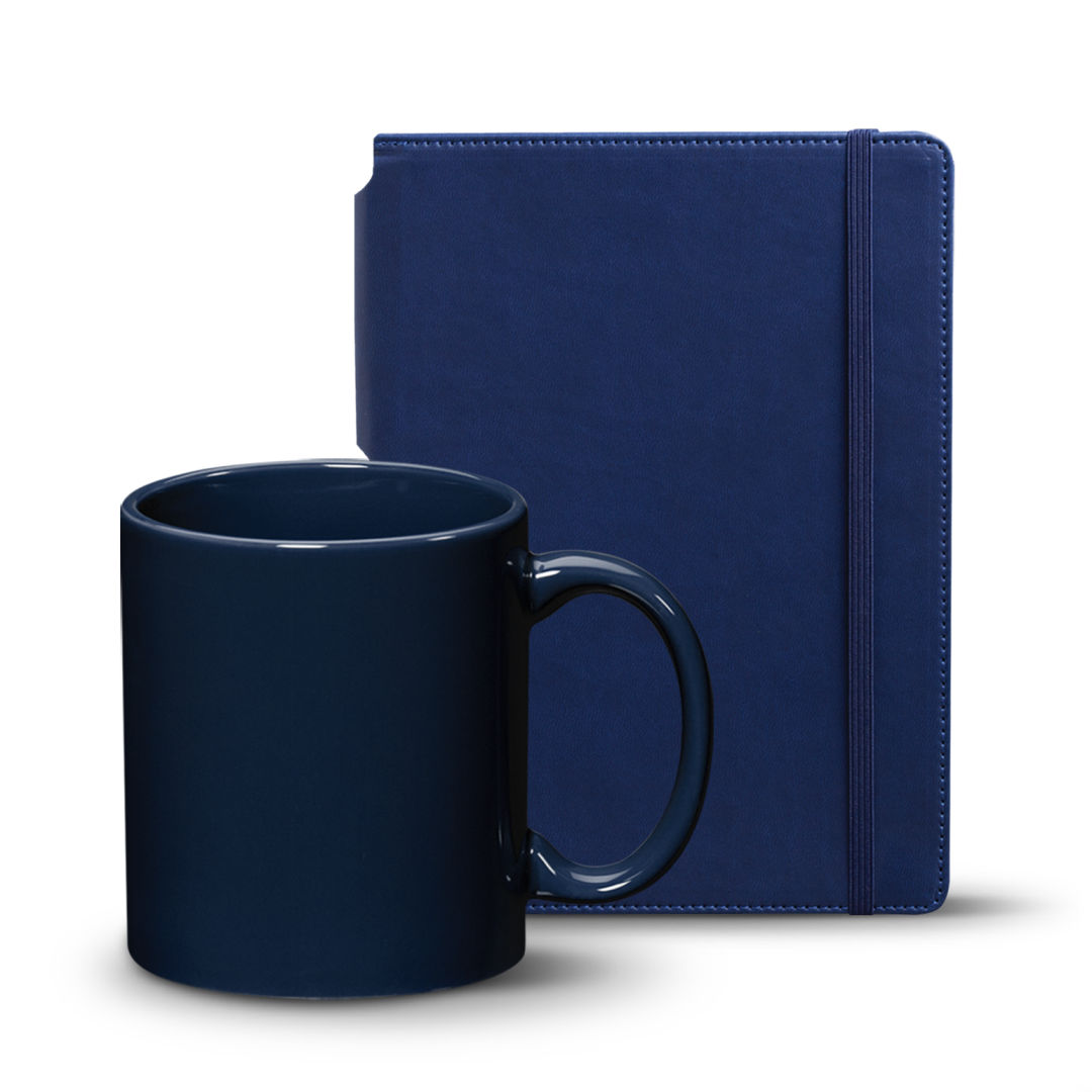 Eccolo® Tempo Journal/Malibu Mug Set 2
