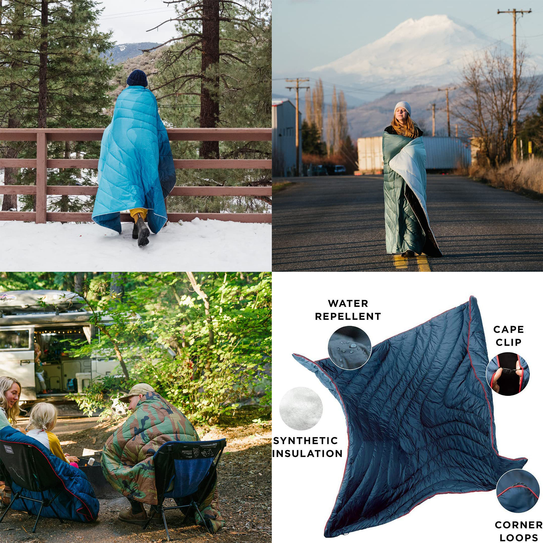 Printed Outdoor Camping Blanket for Traveling 2