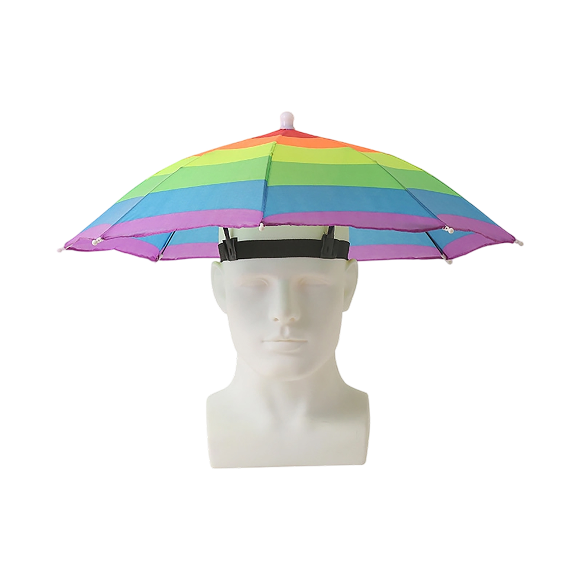 Waterproof Cloth Fishing Umbrella Hat Hands Free Outdoor Wear 9