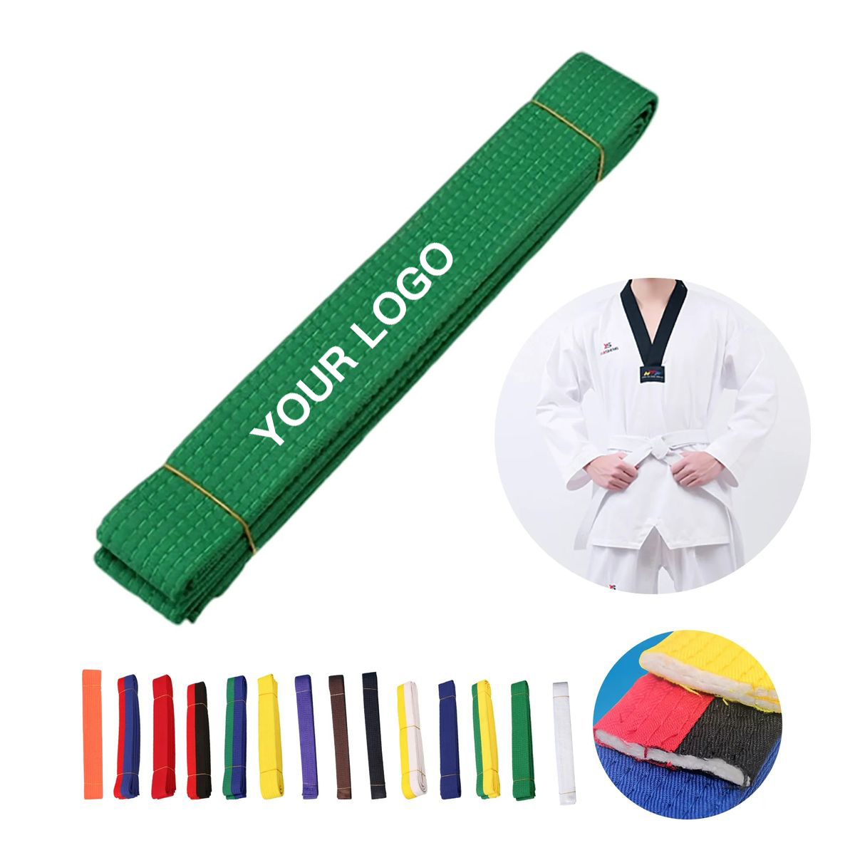 Polyester Martial Arts Training Belt 3