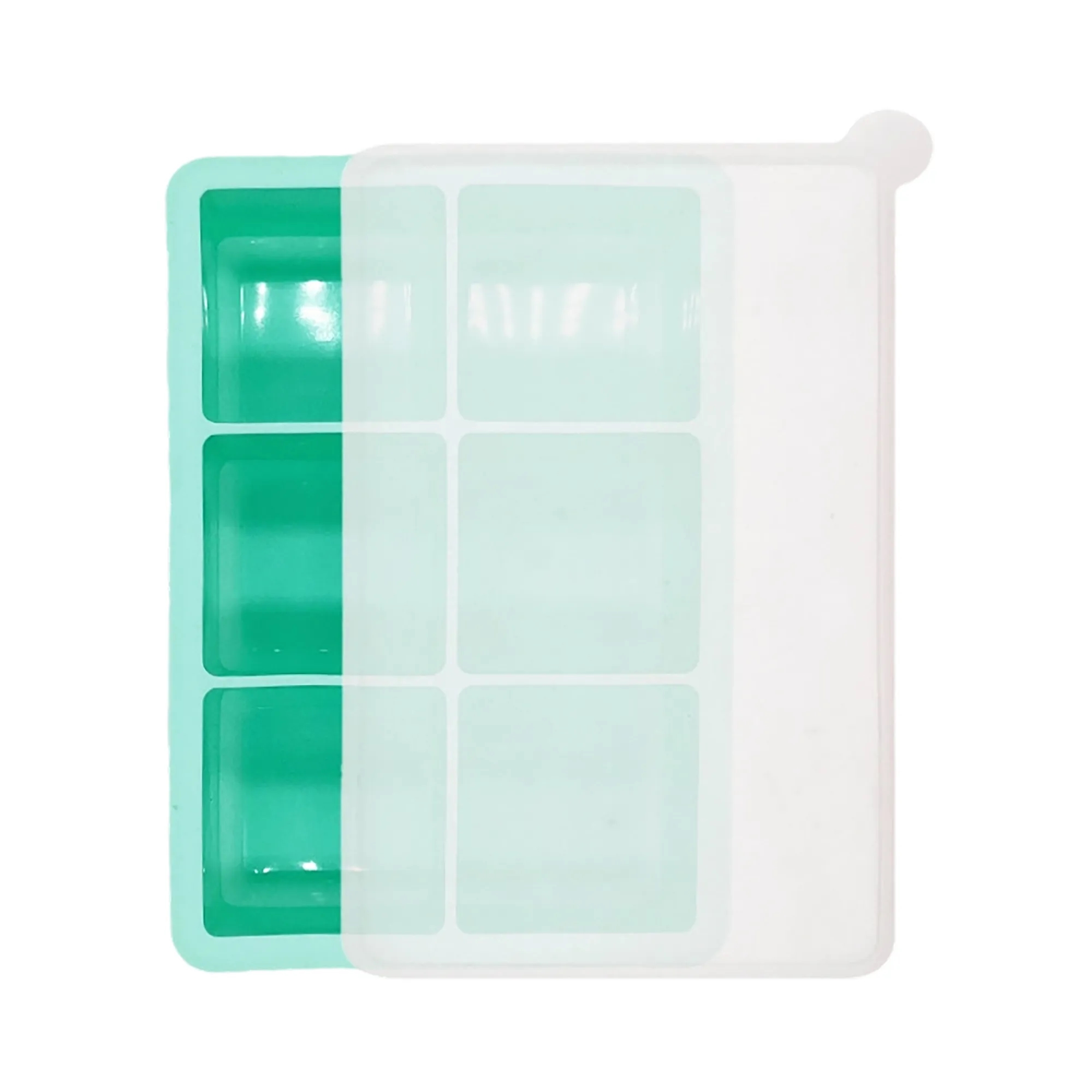 15-Slot Silicone Ice Cube Tray with Lid 7