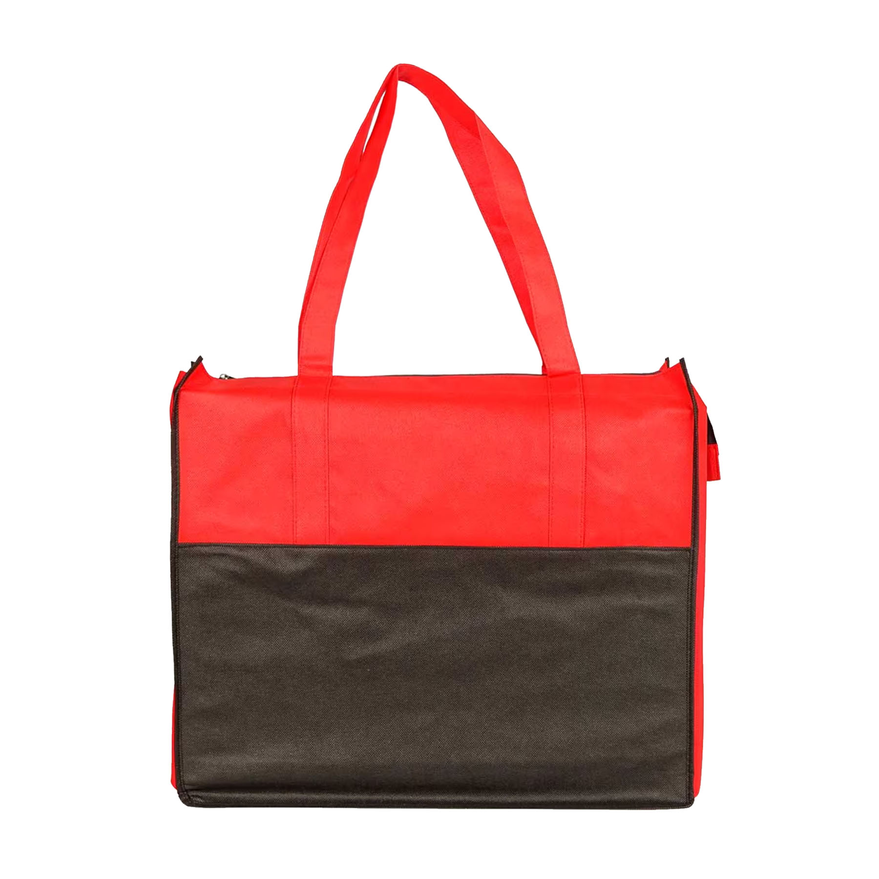 100g Two Tone Non-Woven Polypropylene Zippered Tote 3