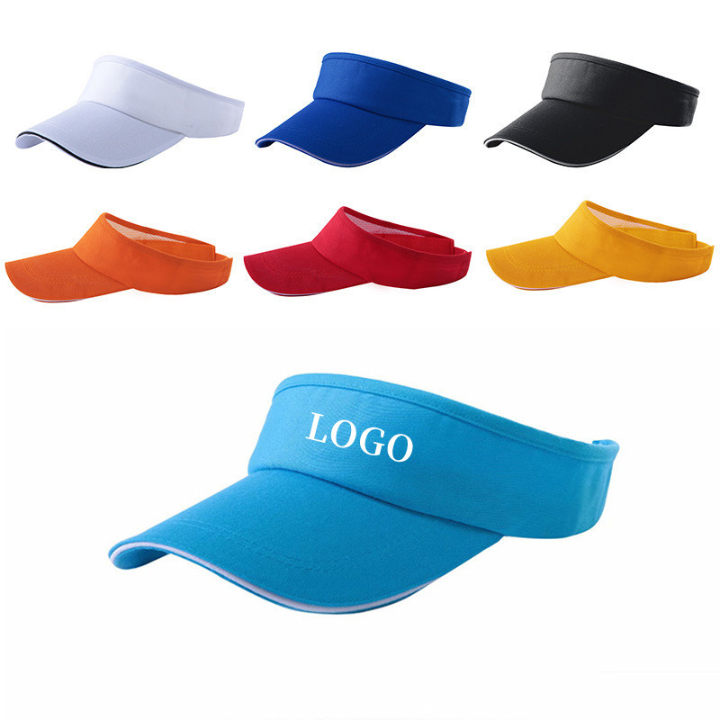 Visor Cap With Adjustable Strap On Back 2