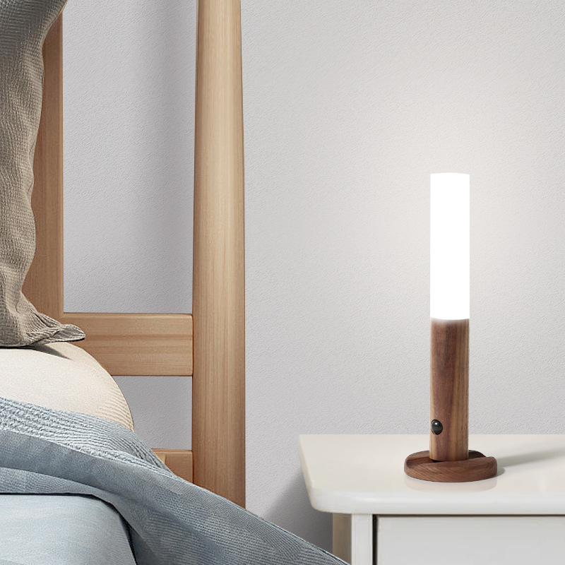 LED Wooden rechargeable night light 4