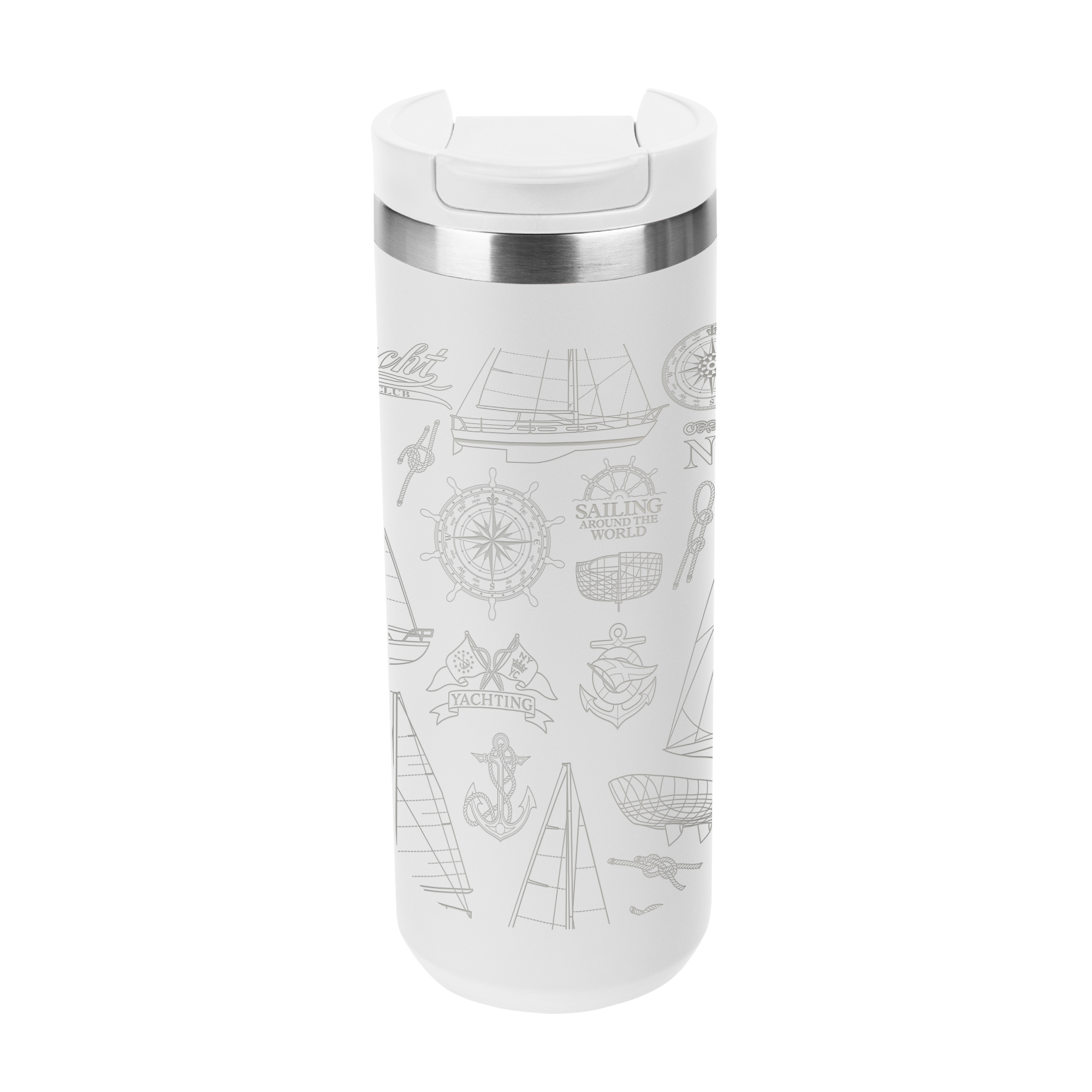 18 Oz. Full Laser Sienna Stainless Steel Bottle 2