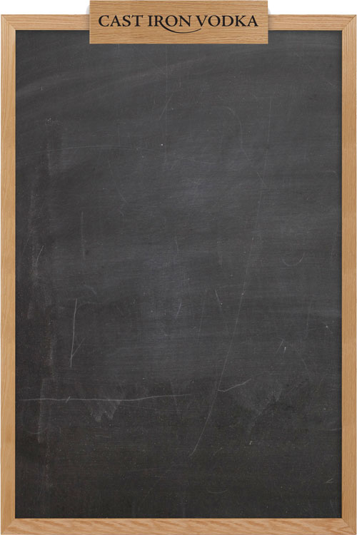Oak Frame Wall Chalkboard with Header 24"w x 36"h