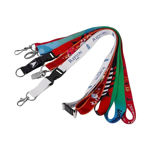 3/4" Full Color Dye Sublimation Lanyards 4