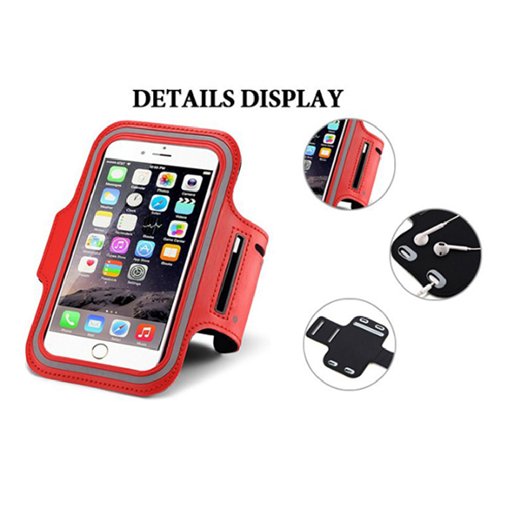 Reflective Sports Armband With Key Storage Pocket 8