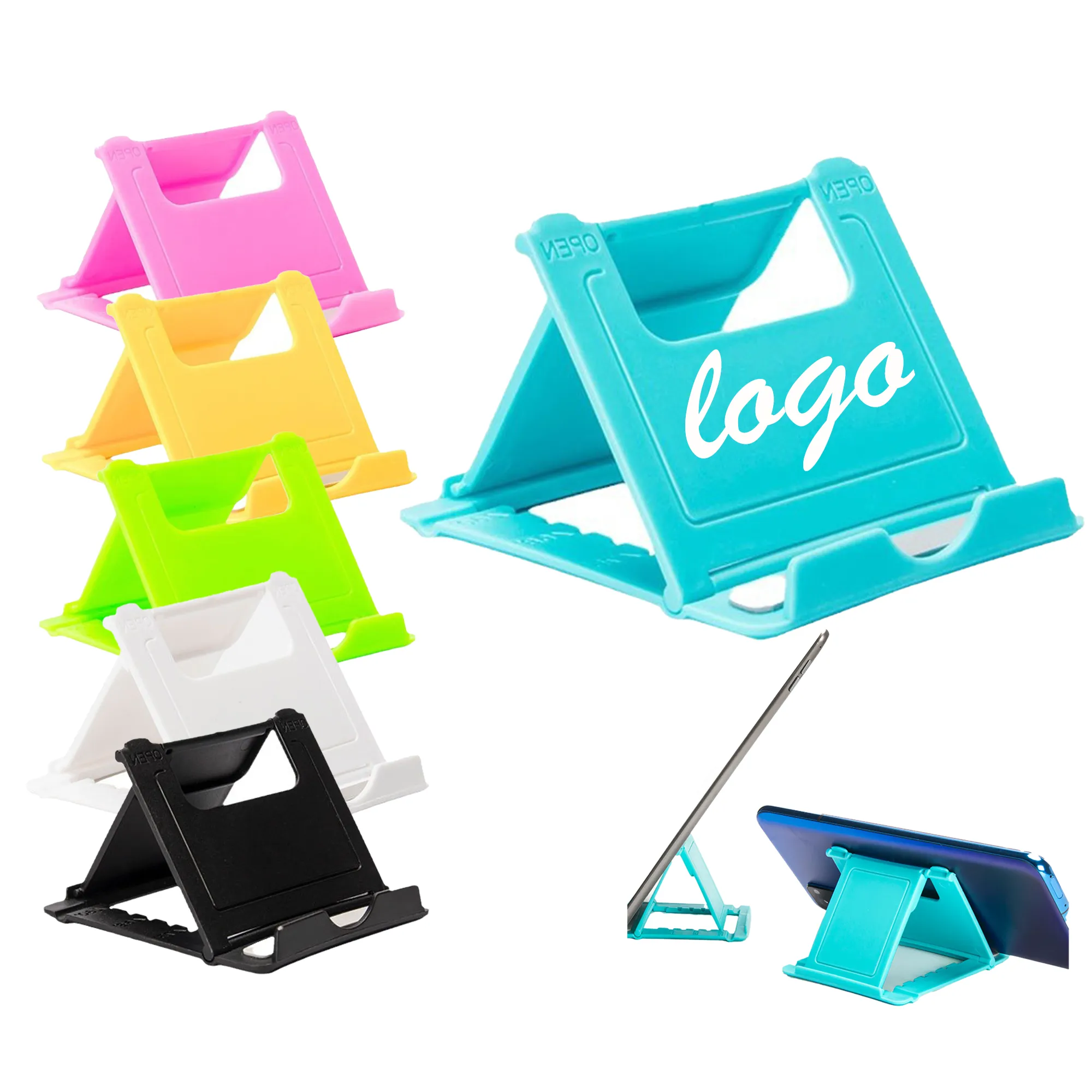Desktop Portable Folding Mobile Phone Stand Adjustable Angle 1