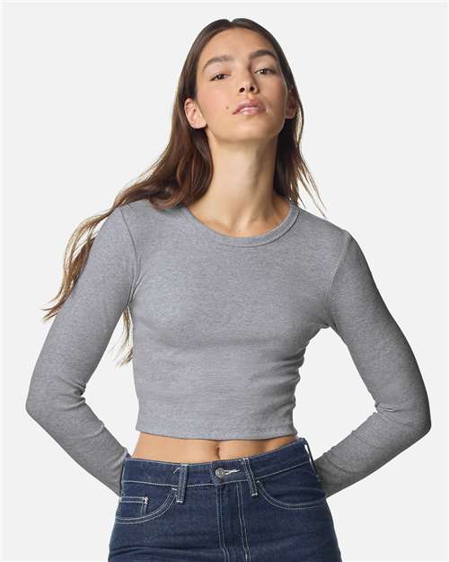 Women's Baby Rib Long Sleeve Fitted Tee - BR2107 6