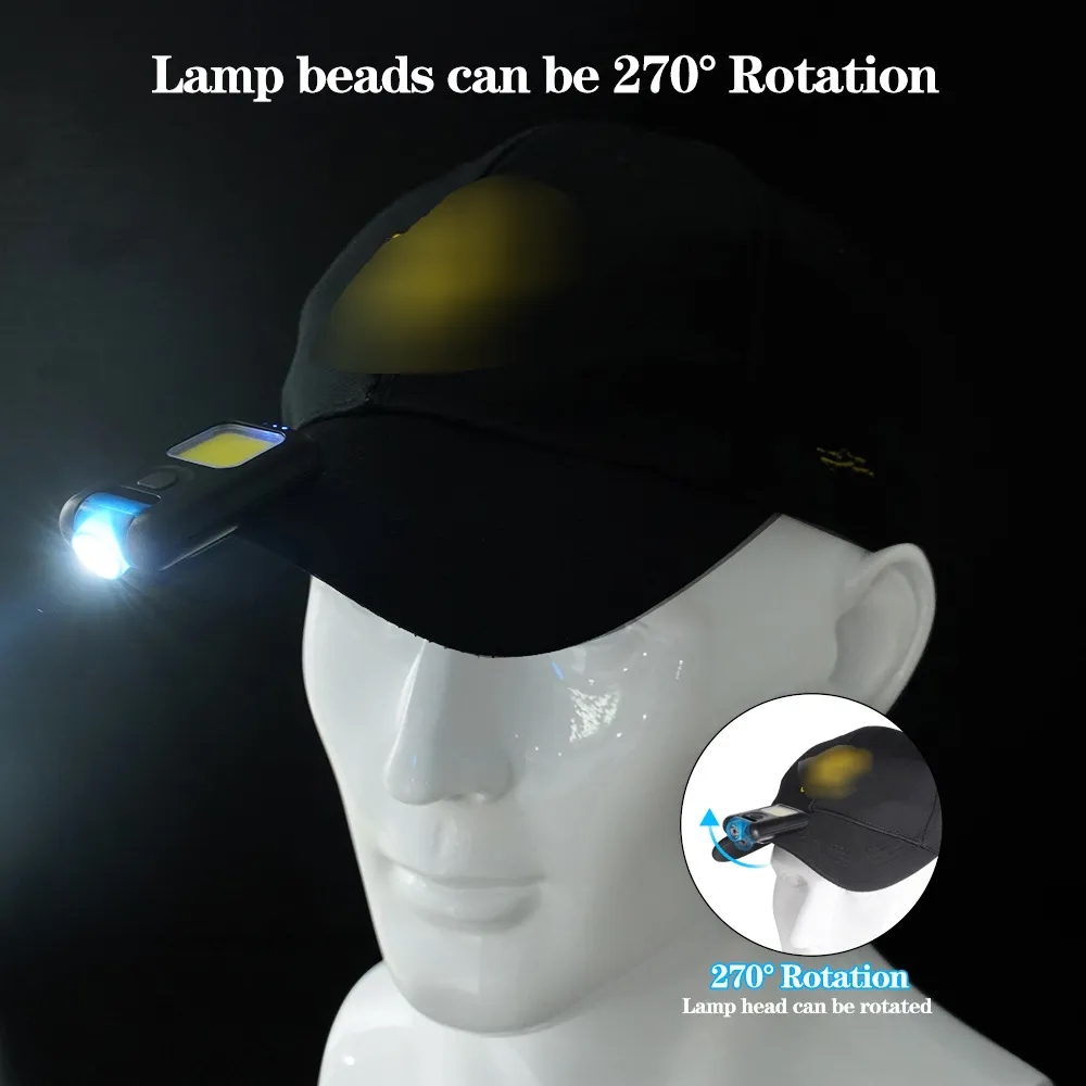 Rechargeable COB Keychain Flashlights 3