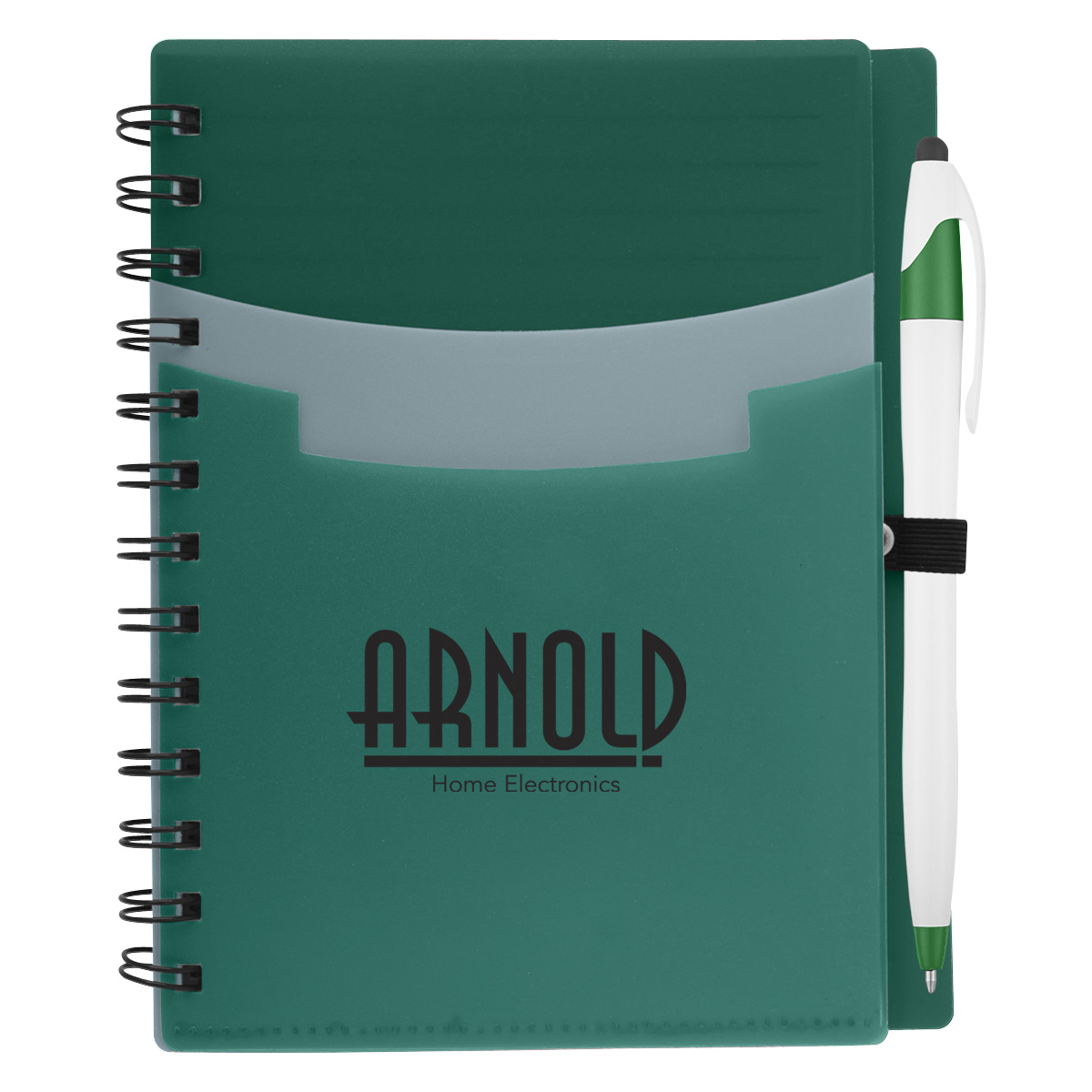 Tri-Pocket Notebook & Pen 18