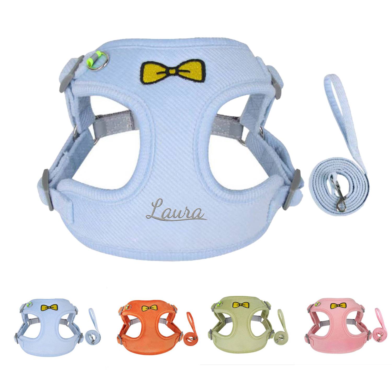 Breathable Pet Harness w/ Leash 5