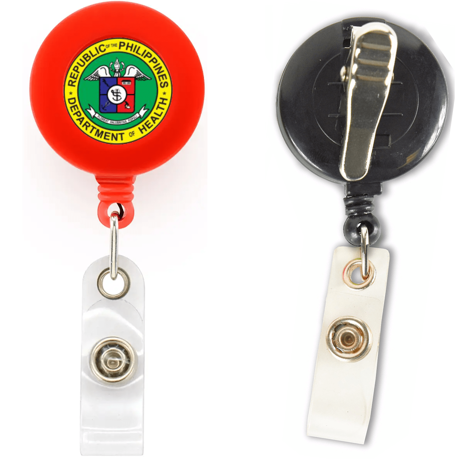 Rock'it 3-Day Round Retractable Reel w/ Bulldog Clip backing 3