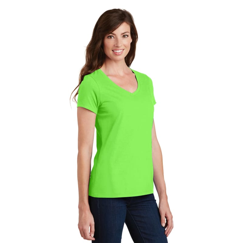 Port & Company Women's Fan Favorite V-Neck Tee. 109