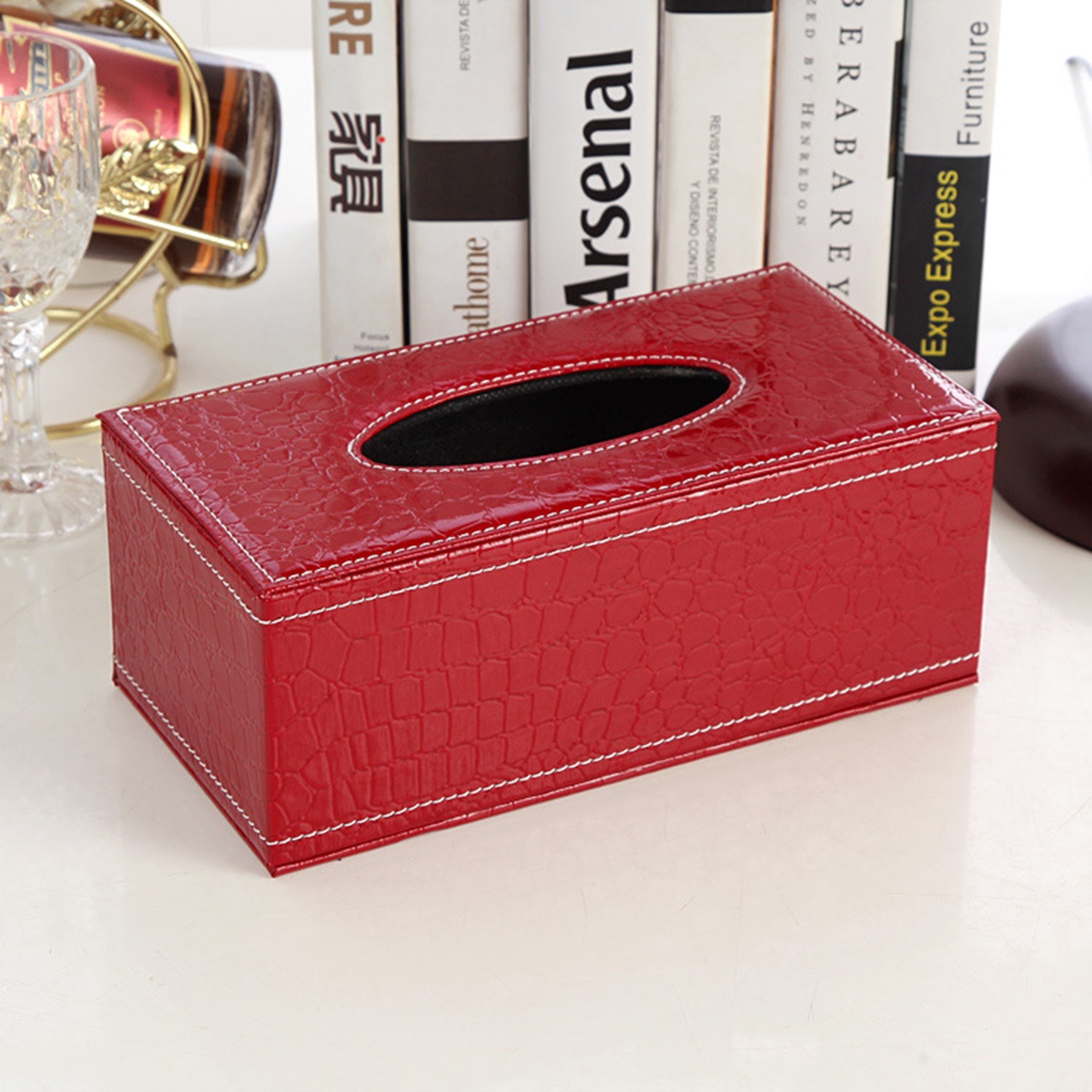 Leather Tissue Box 4