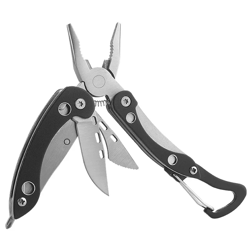 Multi-Tool Folding Pliers with Carabiner 4