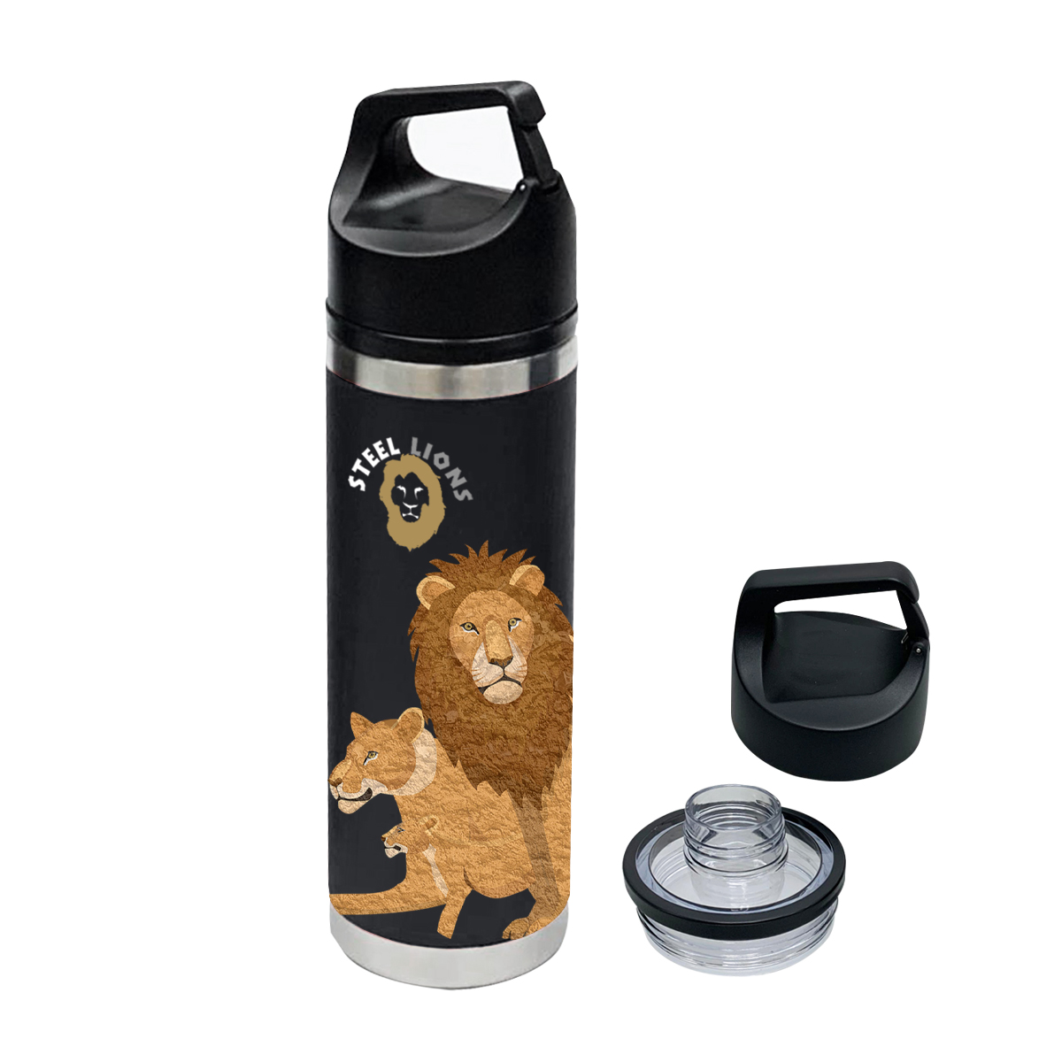 18 Oz. Full Color Davenport Stainless Steel Bottle 2