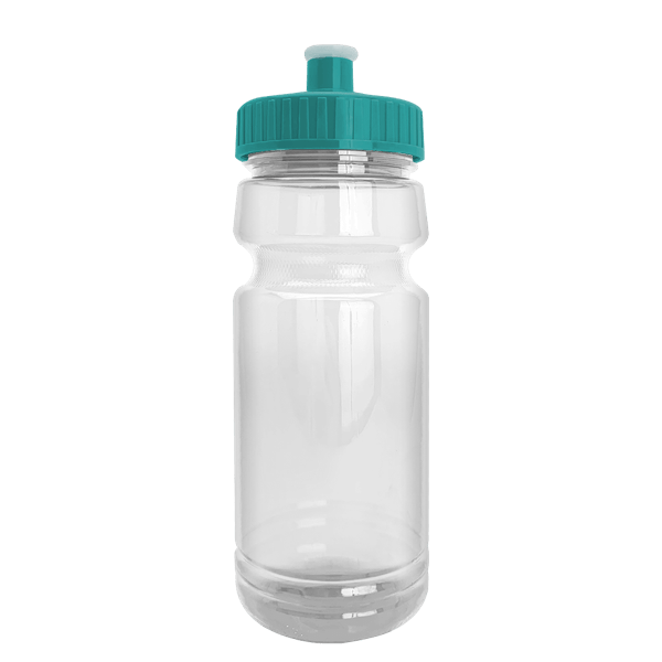 Wheely 24oz Transparent Bike Bottle w/Push-Pull Lid 54