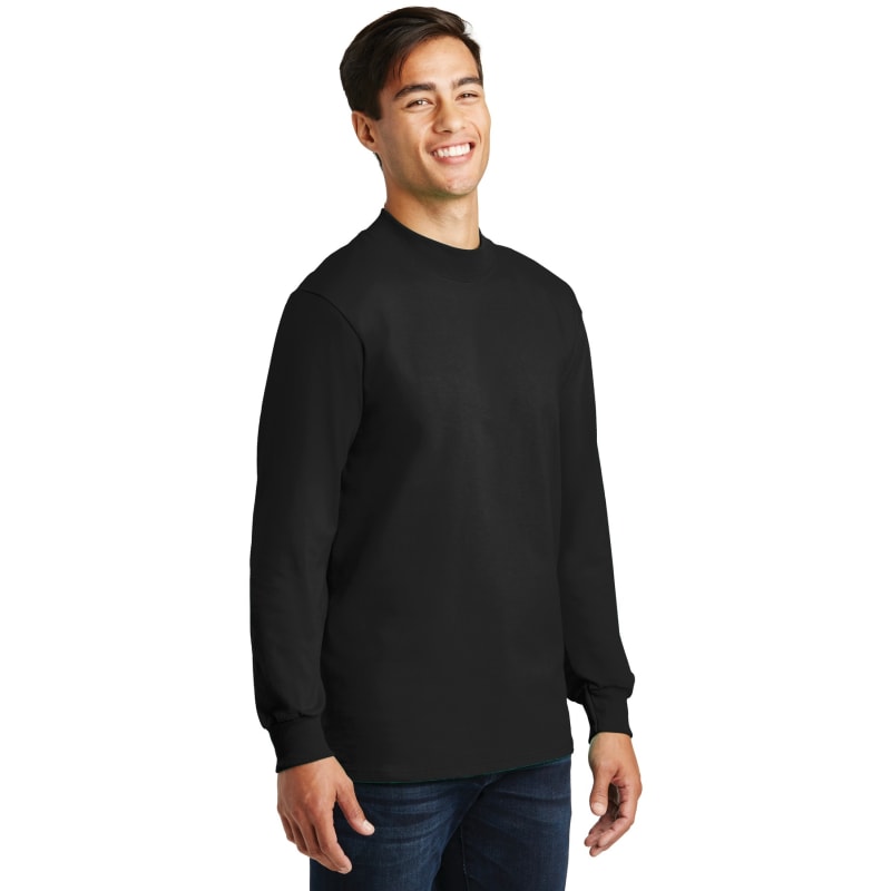 Port & Company Essential Mock Turtleneck. 4