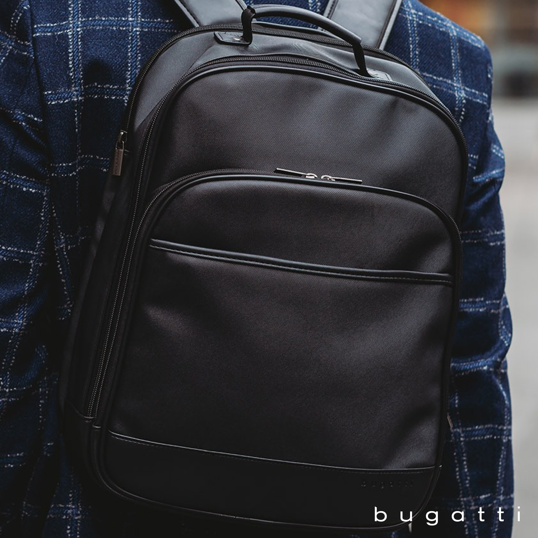 Bugatti Gin & Twill Backpack 18