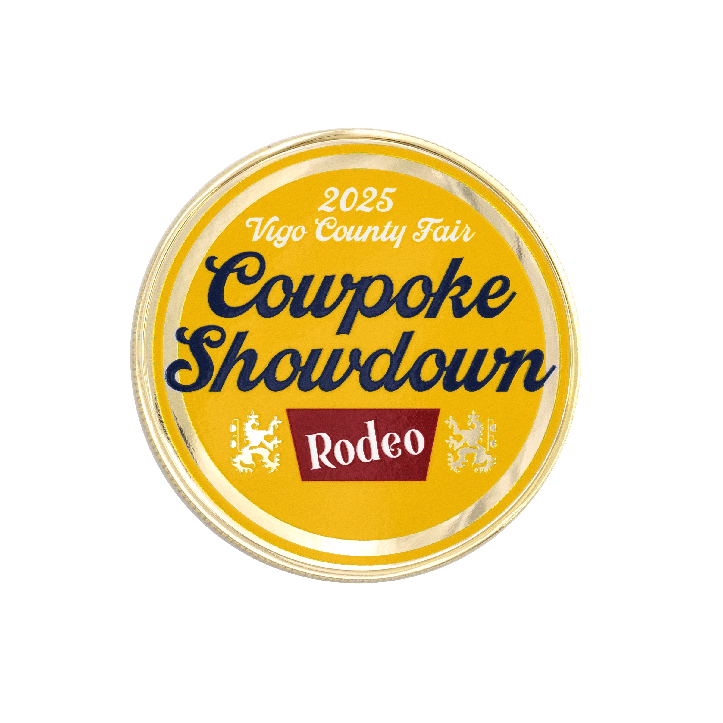 2" Speed Challenge Coin Coin Edge w/ 3D Texture Print 11