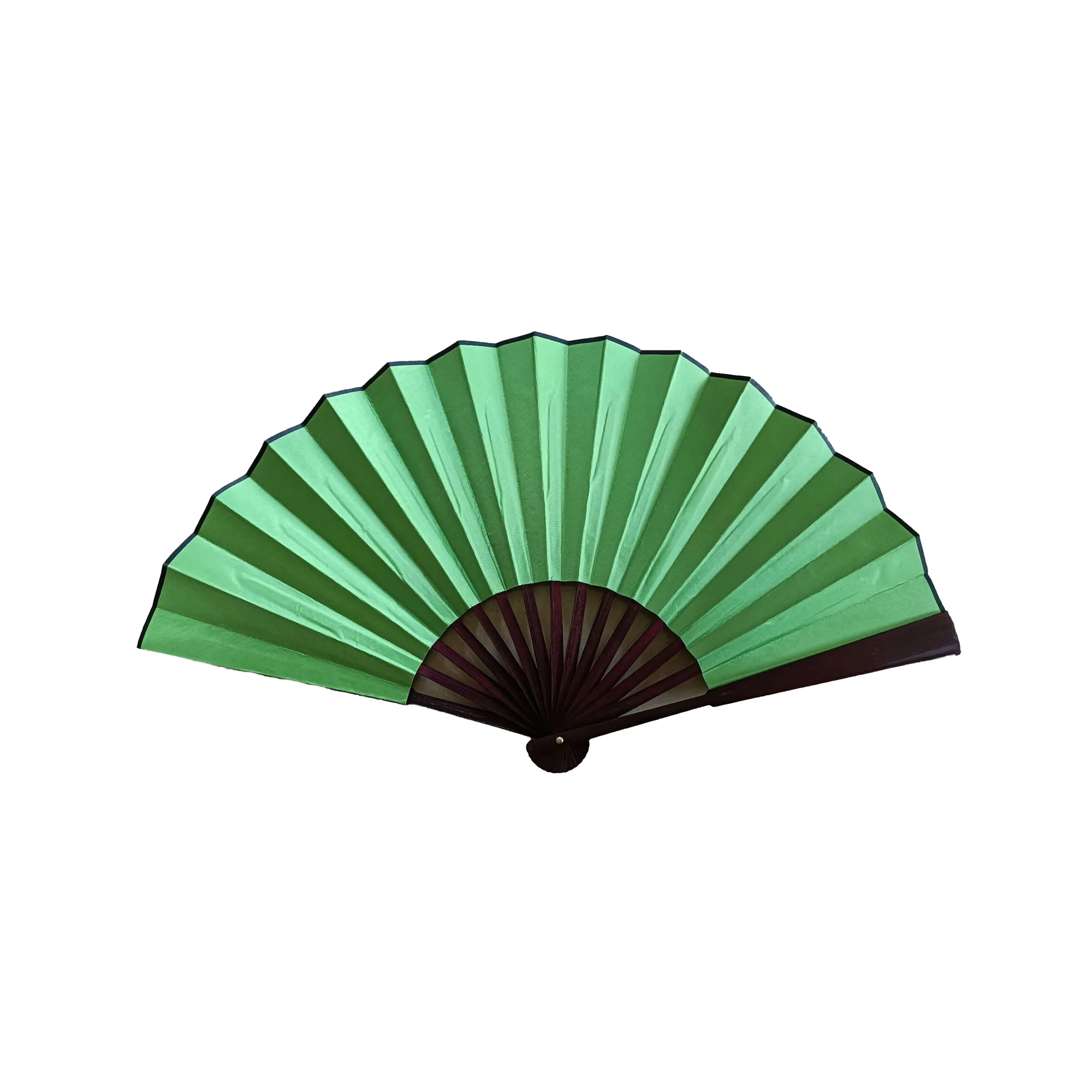Bamboo 2-Sided Full Color Handheld Cloth Folding Fan MOQ 100 4