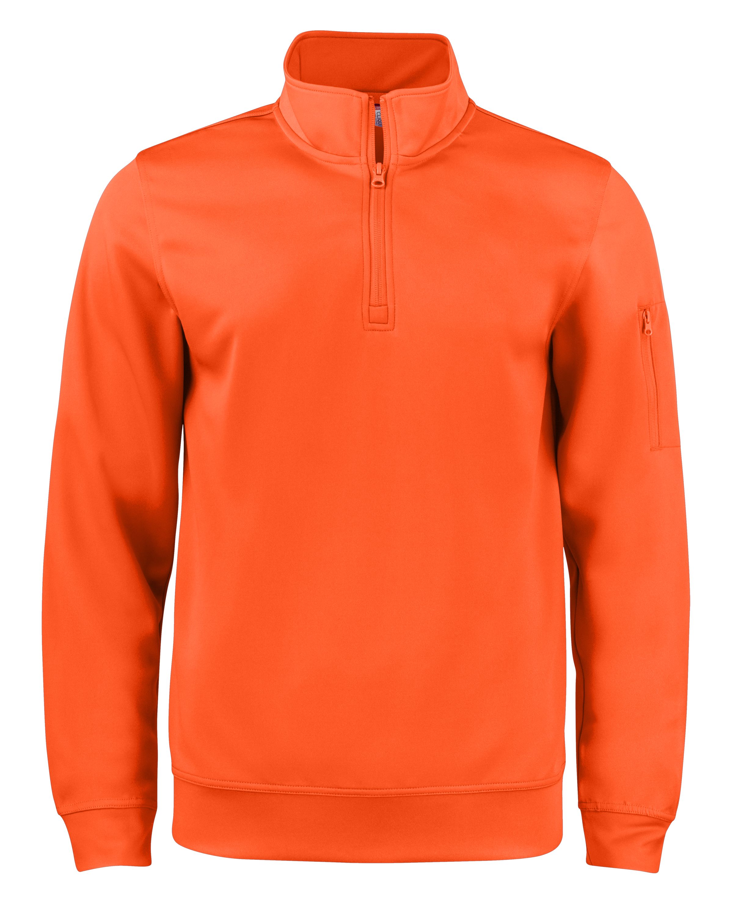 Clique Lift Solution-dyed Performance Unisex Half Zip Sweatshirt 57