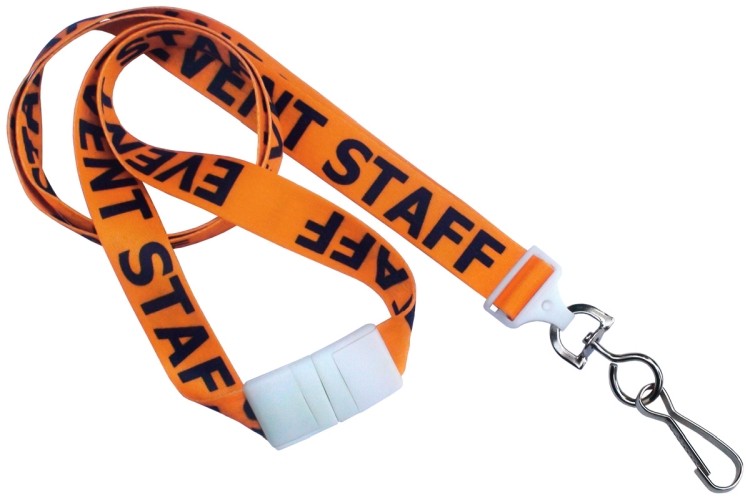 5/8" Dye Sublimated Breakaway Lanyard (Event Staff) 2