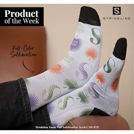 Strideline Saver Full Sublimation Socks 5