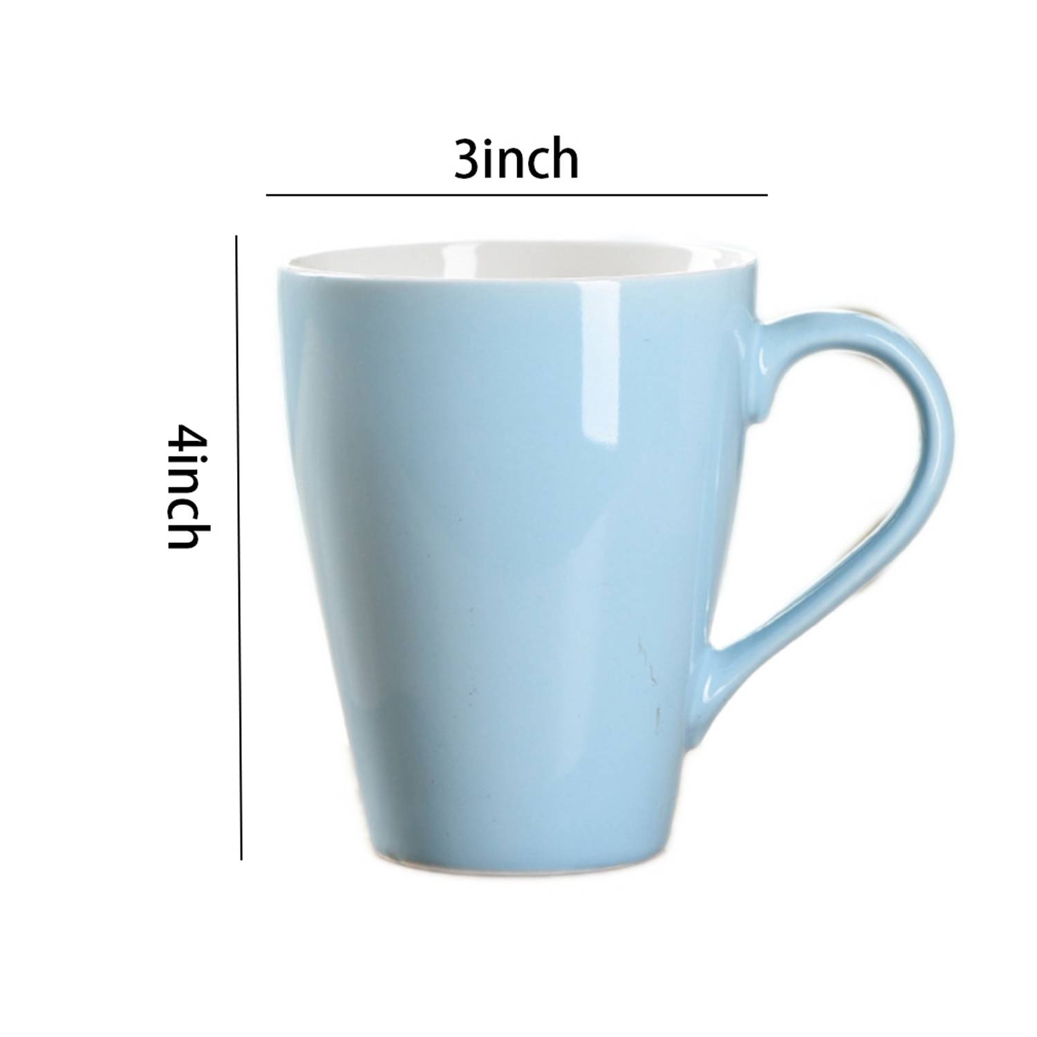 11oz Heat Resistant Glazed Ceramic Mug 8