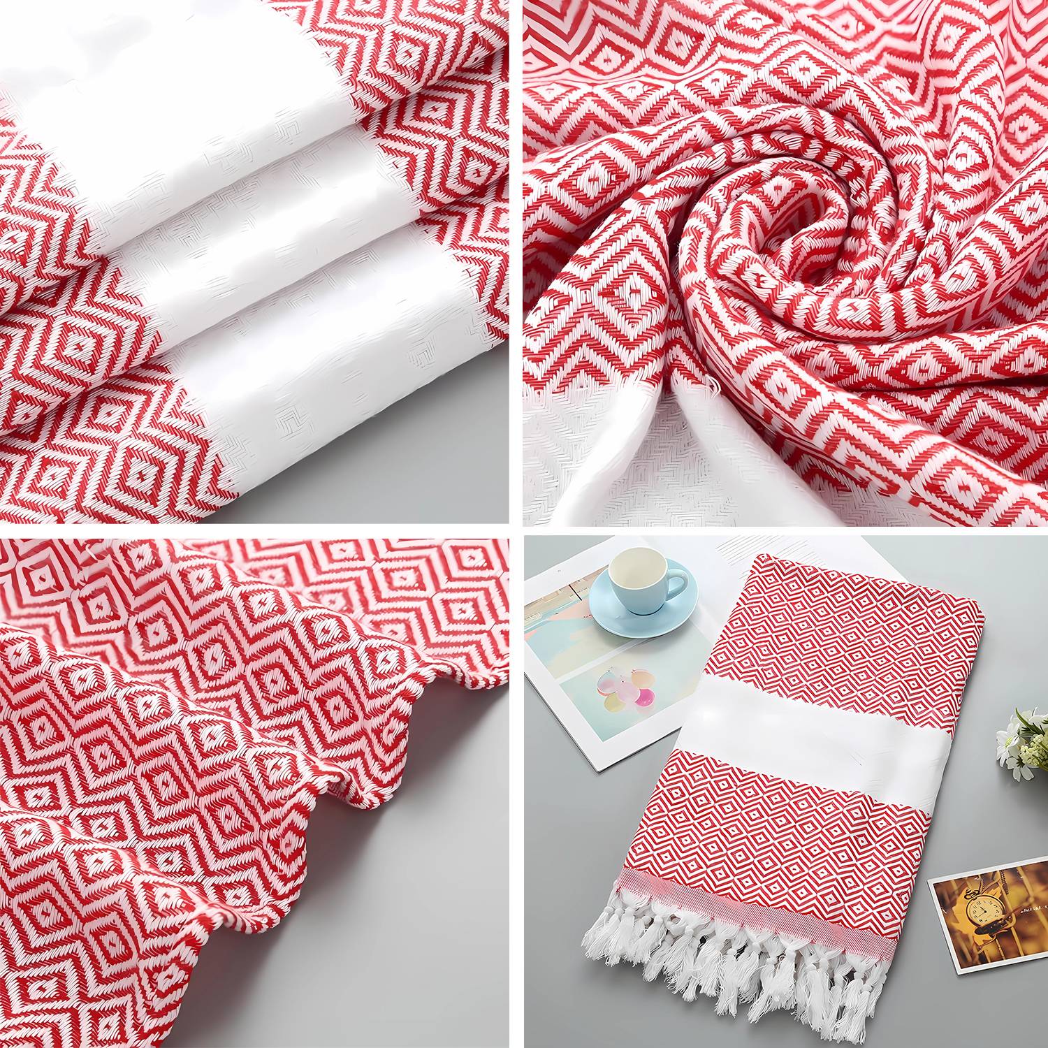 Travel Turkish Cotton Beach Towel Oversized Bath Blanket 9